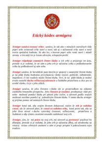 Etický kódex armigera